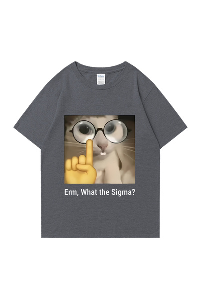 Drippy تي شيرت Sigma Meme - تي شيرت خفيف الوزن لتشكيل الجسم، عتيق أنيق للرجال...