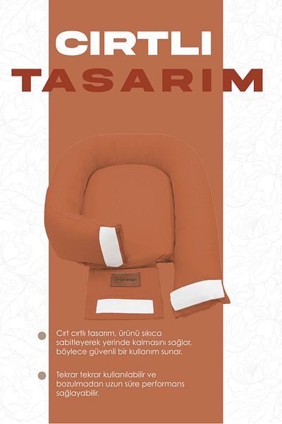 mordesign 0-3 Months Babynest Orthopedic Baby Bed, Mother's Side Baby Bed, Ergonomic Design, Small Deluxe Series