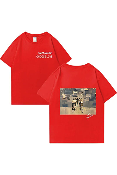 Drippy Liam Payne 'Choose Love' Grafika T-shirt - Visoka kroj Unisex Y2K Moda...