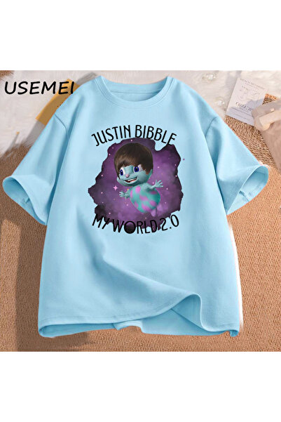 Drippy Justin Bibble grafička majica za muškarce Pamuk T-shirt - High Ka Štam...