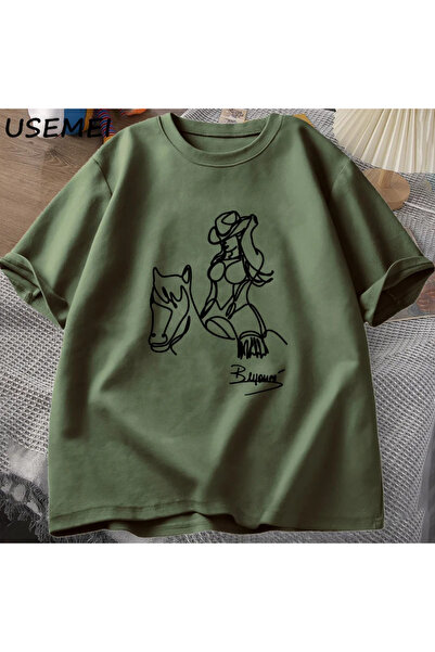 Drippy Beyonce Renaissance World Tour Muška Ženska Pamuk Štampano T-shirt - L...