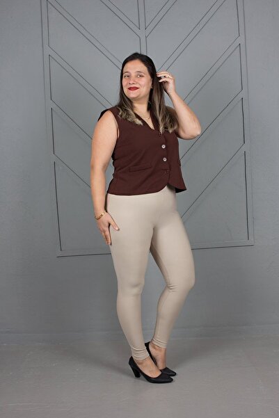 Truva XXL Plus Size High Waisted Diving Inner Raised Leggings