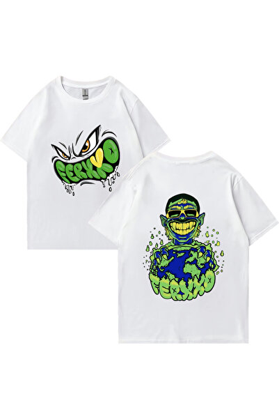 Drippy Feid Ferxxo SIXDO T - Muška i ženska ležerna prevelika majica