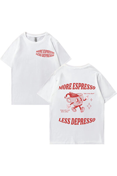 Drippy تي شيرت Vintage Cartoon أكثر إسبرسو أقل ديبريسو ميمي - فن البوب للرجال...