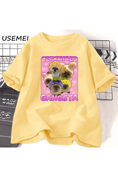 Drippy Sertifikovani Gangsta Funny K mačka Meme T T-shirt za muškarce i žene ...