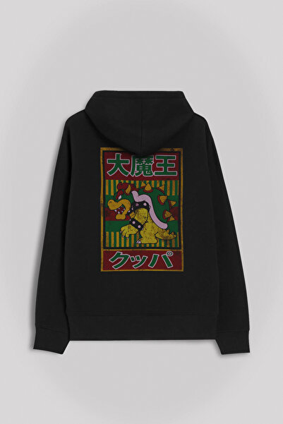 Kendim Seçtim Super Mario Bowser Japan Štampano Unisex Sa kapuljačom Dukserica