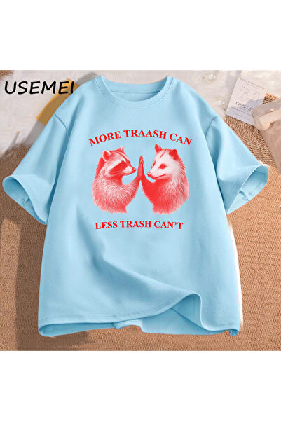 Drippy Muška odeća - Više kanti za smeće, manje kanti za smeće T-shirt, Pamuk...
