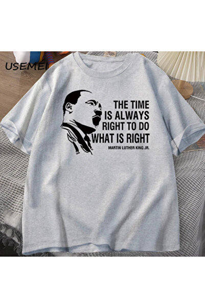 Drippy Prirodno T T-shirt za Martina Lutera Kinga - Vreme je uvek prepreka za...