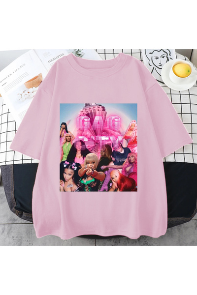 Drippy Nicki Minaj Hot Music Album T-shirt - Ženska i muška rep hip hop uličn...