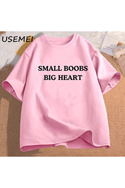 Drippy Veliko srce T-shirt - Male grudi, smešne fraze, šale za odrasle, kratk...