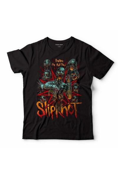 Kendim Seçtim Slipknot Skull Rock Band Established 1995 Kids T-Shirt