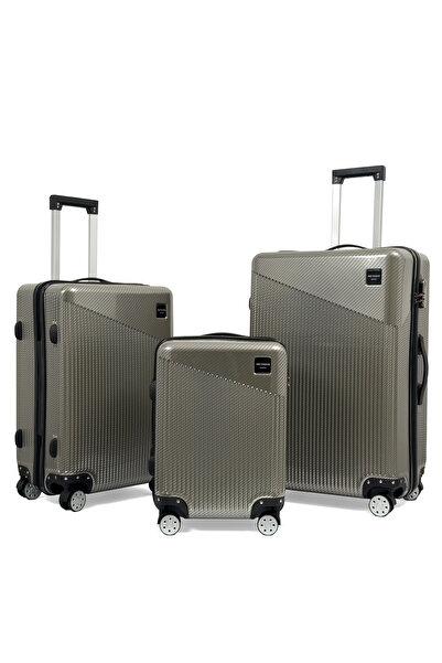 Reymond Luggage PC Venüs Aurora Serisi Valiz, Gold - 3'lü Set