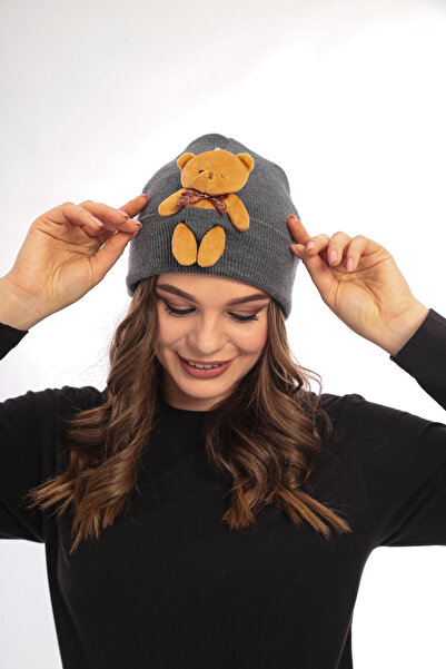 MAMAYAGA Унісекс спортивна шапка з ведмедиком, стильний дизайн, подарункова, блакитна