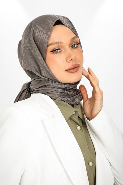 hijabchi Jakar Imported Silky Shawl - Ring Model - Νέες Συλλογές - Dark Mink