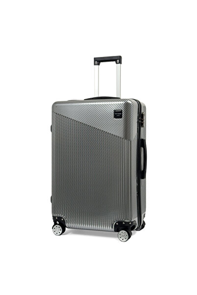 Reymond Luggage PC Venüs Aurora Serisi Valiz, Gümüş - Büyük Boy