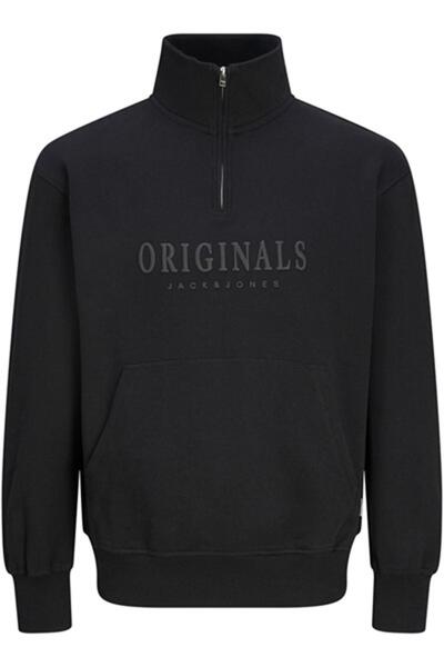 Jack & Jones 12262816 Jorfrederıksberg Sweat Quarter Zıp Erkek Sweatshirt