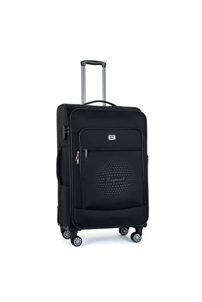 Reymond Luggage Kumaş Yüzeyli Oasis Serisi Seyahat Valizi, Büyük Boy - Siyah