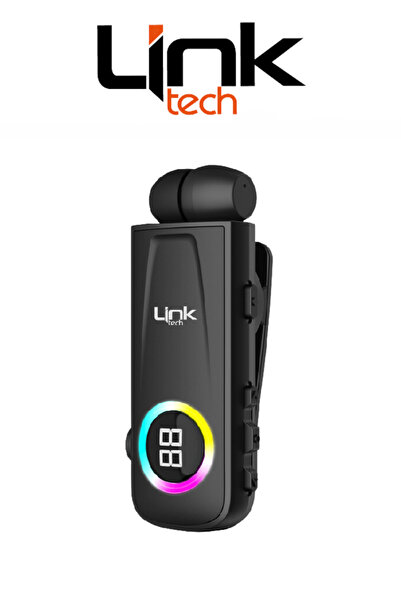 Linktech V82 Solid Led Ekranlı Titreşimli Dijital Göstergeli Makaralı Bluetooth Kulaklık