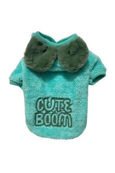 GedyCo Cute Boom Premium Plush Medium Breed Dog Sweatshirt (Suitable for Dogs from 8 Kg-20 kg)