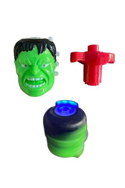 Genel Markalar Müzikli Ve Işıklı Hulk Karakterli Topaç Oyuncak - Haylaz Topaç