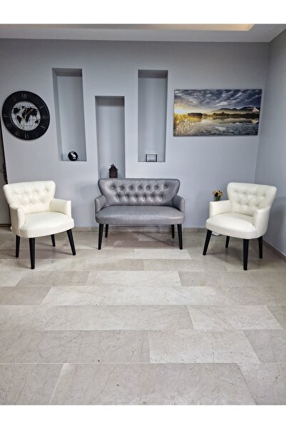 WATERYBROOK Deri Ofis Koltuk Takimi Mobilya Takımı Balkon Koltuğu Ofis Büro K...