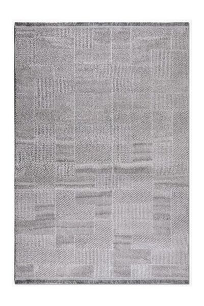 Halımax Crea Halı Chester CD05K Gri Ekstra Yumuşak Tuşeli Hav Toz Vermez Salon Halısı My Crea Home