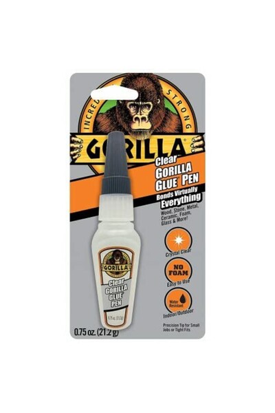 GORILLA قلم غراء شفاف 0.75 أونصة من غوريلا