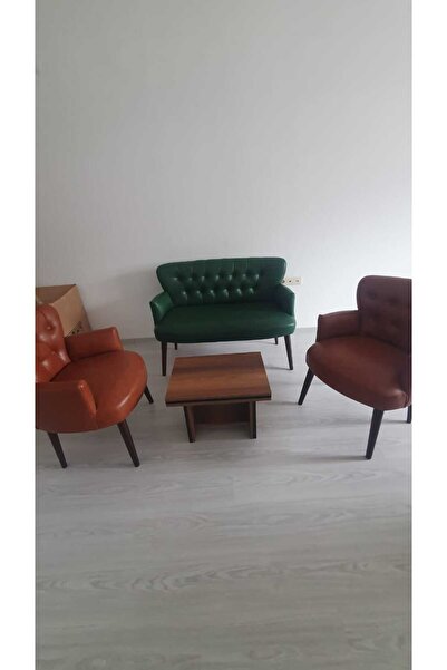 WATERYBROOK Deri Ofis Koltuk Takimi Mobilya Takımı Balkon Koltuğu Ofis Büro K...