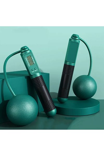 DeftHike Jump Rope with Adjustable Length, Smart Digital Counter for Exercise and Sports