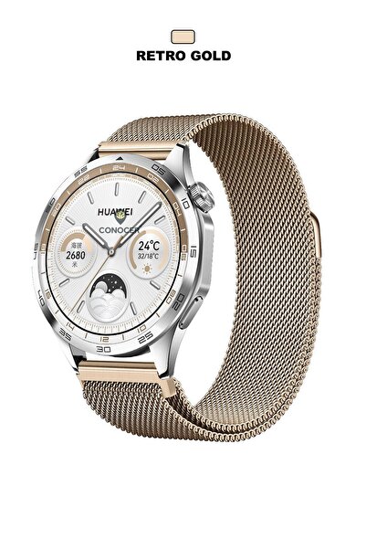 CONOCER Qcy Gtc Uyumlu Yüksek Kalite 22mm Milano Metal Hasır Kordon Kayış