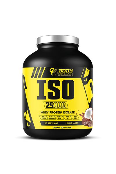 Body Builder Iso 25000, Chocolate Coconut, 4 LB