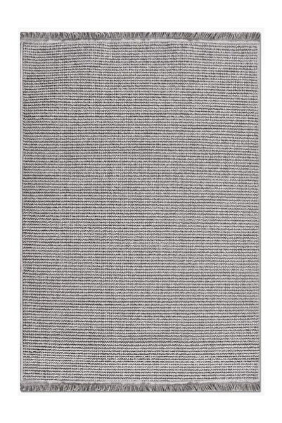 Halımax Crea Halı Ecole EC002 Gri Bukle Dokuma Yumuşak Tuşeli Hav Toz Vermez Salon Halısı My Crea Home