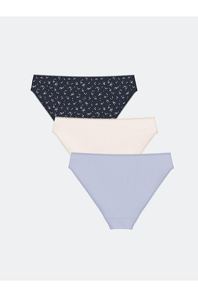 LC Waikiki LCW DREAM Printed Bikini Panties 3 Pack