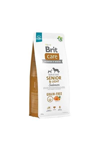 Brit Care Senior Light Tahılsız Somonlu Yaşlı Diyet Köpek Maması 12 Kg