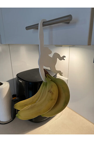 Genel Markalar Maymun Şeklinde Muz Askısı - Şık ve Eğlenceli Mutfak Dekorasyonu