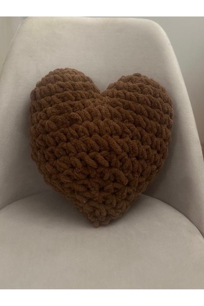 Lala kalp yastık puffy