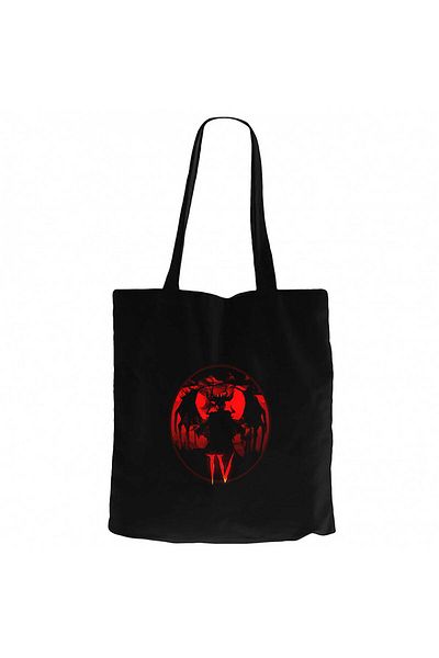 Z zepplin Diablo Iv Lilith Is Waiting Black Canvas Tote Bag