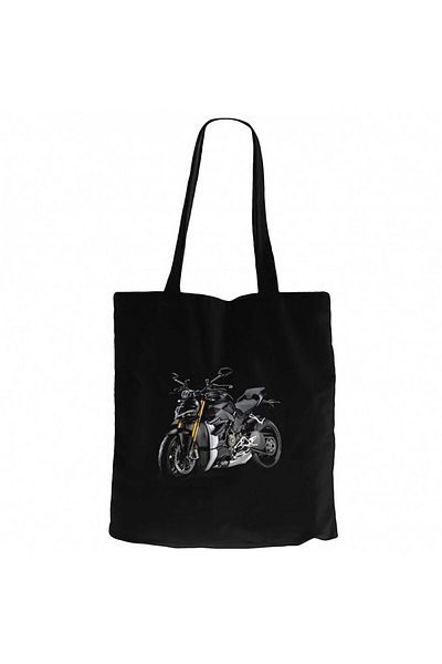 Z zepplin Ducati Multistrada V4.Jpg Black Zippered Cloth Bag Gabardine