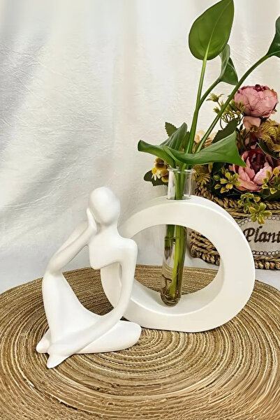 Minima Art Studio İskandinav Tarzı  15cm Vazo + Düşüne Adam Pinterest Pampas ...