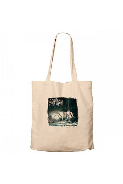 Z zepplin Belphegor the Last Supper Cream Canvas Tote Bag