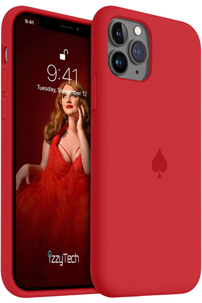 izzytech موديل ايفون 11 برو ماكس، مخمل داخلي، غطاء سيليكون