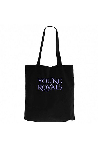 Z zepplin Young Royals Μαύρη υφασμάτινη τσάντα με φερμουάρ Gabardine