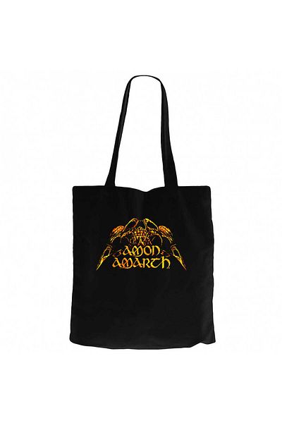 Z zepplin Amon Amarth Guardians of Asgard Black Canvas Tote Bag