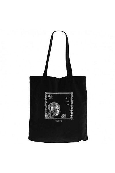 Z zepplin Soen Cognitive Black Canvas Tote Bag