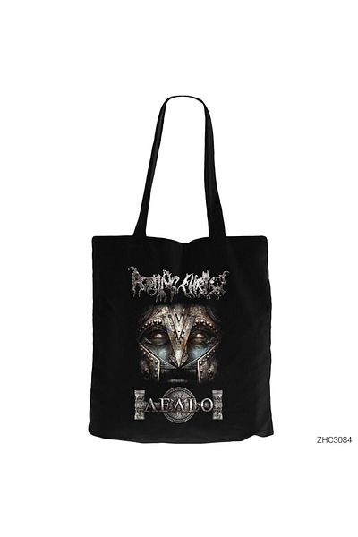 Z zepplin Rotting Christ Aealon Black Canvas Tote Bag