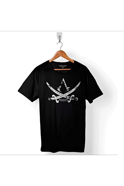 Kendim Seçtim Assassin's Creed 4 5 IV Black Flag Sa deznom unisex majica