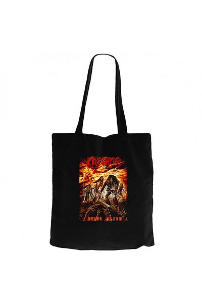 Z zepplin Kreator Dying Alive Black Zippered Cloth Bag Gabardine