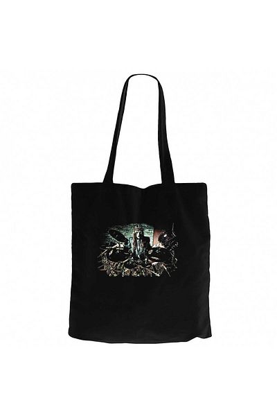 Z zepplin Slipknot Joey Jordison Drum Black Canvas Tote Bag