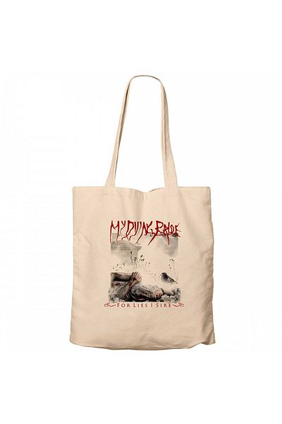 Z zepplin My Dying Bride for Lies I Sire Cream Zippered Cloth Bag Gabardine