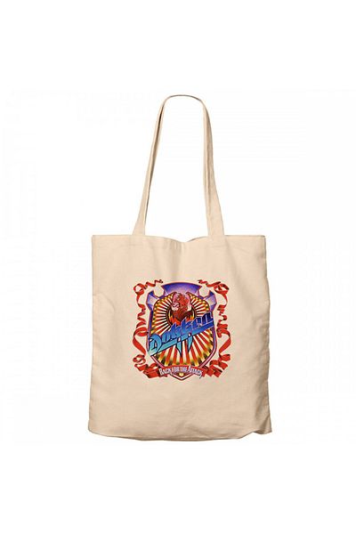 Z zepplin Dokken Back for the Attack Cream Zippered Cloth Bag Gabardine
